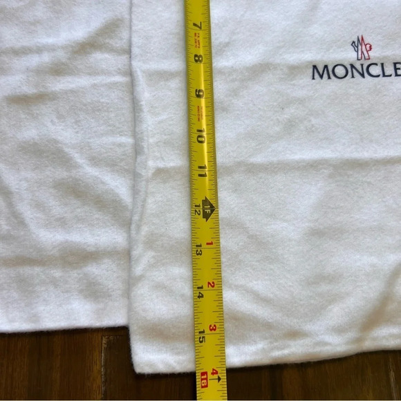 Moncler Dust Bag Bundle Set Of 2 Drawstring Bag Travel Protective Cases White - Picture 4 of 7